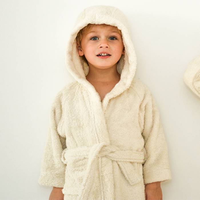 Conceit Resoneer hoofdzakelijk kinderbadjas biologisch katoen baby badjas - badjas voor kinderen